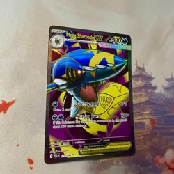 Mega Sharpedo ex 113/094 Phantasmal Flames Full Art Ultra Rare Holo Pokemon Card - Image 3