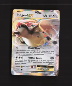 Pidgeot EX 64/108 Evolutions Ultra Rare Holo Pokemon Card NM - Image 1