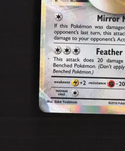 Pidgeot EX 64/108 Evolutions Ultra Rare Holo Pokemon Card NM - Image 5