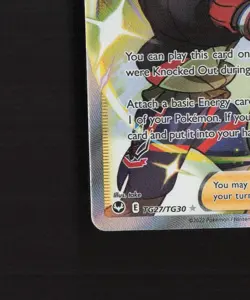 Raihan TG27/TG30 Silver Tempest Full Art Ultra Rare Holo Pokemon Card NM - Image 5