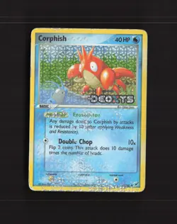 Corphish 57/107 EX Deoxys Reverse Holo Stamped Pokemon Card DMG - Image 1