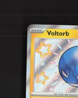 Voltorb 133/091 SV: Paldean Fates Shiny Holo Rare Pokemon Card NM - Image 3