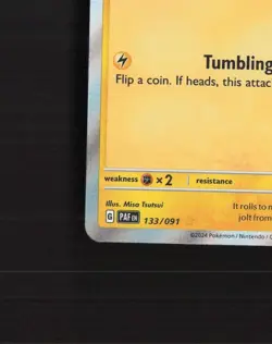 Voltorb 133/091 SV: Paldean Fates Shiny Holo Rare Pokemon Card NM - Image 5