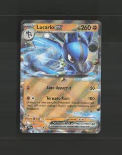 Lucario ex 051/131 Prismatic Evolutions Ultra Rare Holo Pokemon Card NM - Image 1