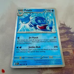 Palafin 062/197 Obsidian Flames Cosmos Holo Pokemon Card NM - Image 4
