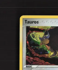 Tauros 12/100 EX Crystal Guardians Holo Rare Pokemon Card LP+ - Image 3