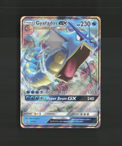 Gyarados GX SM212 Sun & Moon Black Star Promo Holo Pokemon Card LP - Image 1