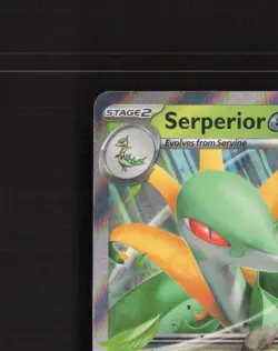 Serperior ex 003/086 Black Bolt Ultra Rare Holo Pokemon Card NM - Image 3