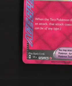 Sparkling Crystal 142/142 Stellar Crown Ultra Rare Holo Pokemon Card NM - Image 5