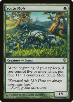 MTG Magic the Gathering Scute Mob (182/280) Zendikar HP - Image 1