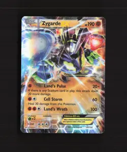 Zygarde EX 54/124 Fates Collide Ultra Rare Holo Pokemon Card MP - Image 1