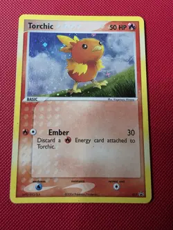 Pokemon Torchic 017 Holo Rare Black Star Promo TCG Card LP #017 - Image 1