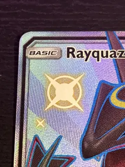 Shiny Rayquaza GX 177a/168 Pokemon TCG Hidden Fates Full Art Holo Foil Card LP - Image 2