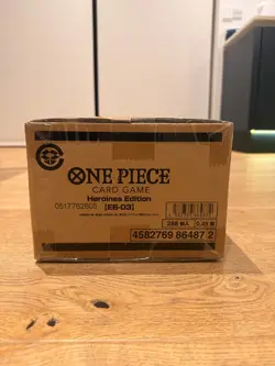 One Piece Card Game EB-03 Heroines Edition Japanese Sealed Case 12 Booster Box - Image 1