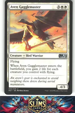 Aven Gagglemaster - Core Set 2021 - MTG - Uncommon - #5 - NM - Image 1