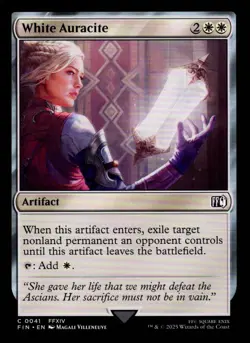White Auracite (Surge Foil) Foil C FINAL FANTASY 579 NM - Image 1
