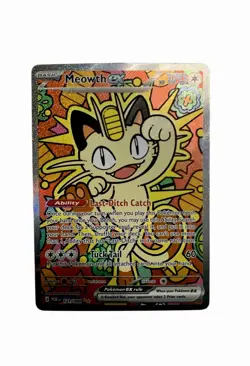 Meowth ex 121/088 Perfect Order Holo Mint Special Illustration Rare Pokemon - Image 1