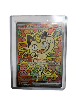 Meowth ex 121/088 Perfect Order Holo Mint Special Illustration Rare Pokemon - Image 3