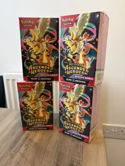 4 x Pokemon TCG: Mega Evolution Ascended Heroes Booster Bundle 6 Pack Per Bundle - Image 4