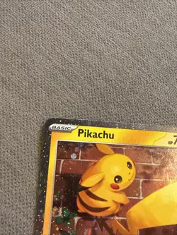 1x Pikachu 2026 Pokemon Day Stamp - 051/162 - Promo Cosmos Holo - Image 2