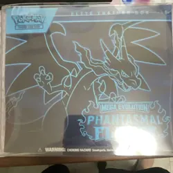 Pokemon TCG Mega Evolution Phantasmal Flames Elite Trainer Box - Image 1