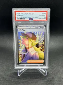 Pokemon N's Plan Sv: Black Bolt Holo Special Illustration Rare 170/086 PSA 10 - Image 1