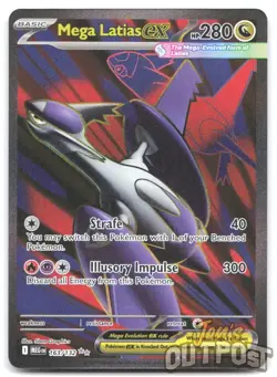 Mega Latias ex 163/132 Ultra Rare Mega Evolution Pokemon NM - Image 1