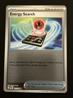Energy Search 072/088 Common Reverse Holo - Pokemon TCG Perfect Order - NM - Image 1