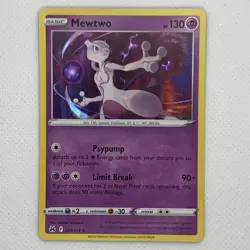 Pokemon Mewtwo 059/159 Crown Zenith Holo Rare - Image 1