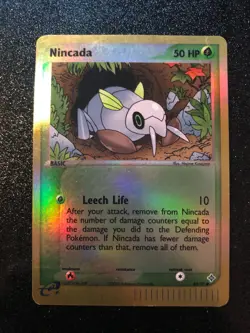 Pokemon TCG - Nincada 68/97 EX Dragon (2003) - Vintage Reverse Holo NM - Image 1