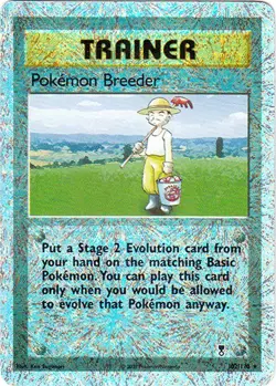 1x Pokemon Breeder - 102/110 - Rare - Reverse Holo NM-Mint Pokemon G2 - Legendar - Image 1