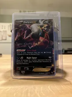 Pokemon TCG - Darkrai EX 63/108 - World Championship 2012 - Igor Costa - NM/LP - Image 1