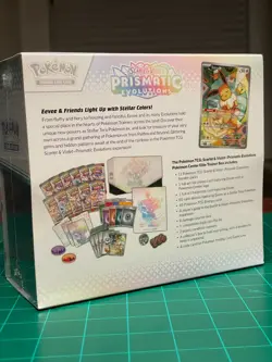 Pokemon Prismatic Evolutions Pokemon Center ETB with protector - Image 4