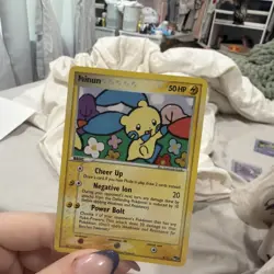 MINUN POP Series 3 POKEMON Holo 4/17 TCG L P+ - Image 1