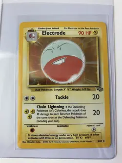 Pokemon TCG Electrode Jungle 2/64 Holo Unlimited Holo Rare - Image 1