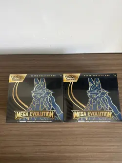 Pokemon TCG Mega Evolution - Lucario ETB Set - LOT of (2) NEW - Sealed - Image 2