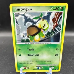 Pokemon TCG Turtwig - 17/17 - Pop 6 - Common - Holo POP Series LP - Image 1