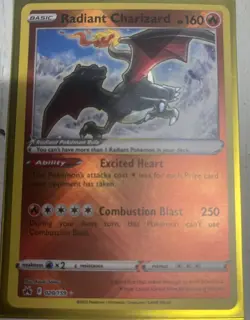 Pokemon TCG Crown Zenith Radiant CHarizard 20/159 Radiant Rare NM - Image 2