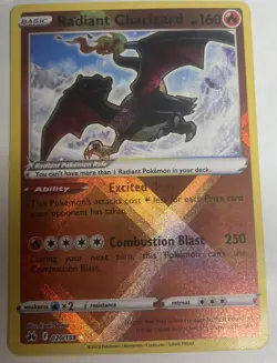 Pokemon TCG Crown Zenith Radiant CHarizard 20/159 Radiant Rare NM - Image 4