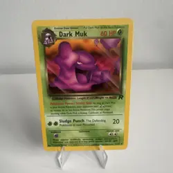 Pokemon Team Rocket Dark Muk 41/82 Regular Unlimited Rare Stage 1 60 HP English - Image 1