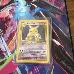 Pokemon TCG Alakazam Base Set 2 NM - Image 1