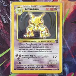 Pokemon TCG Alakazam Base Set 2 NM - Image 2