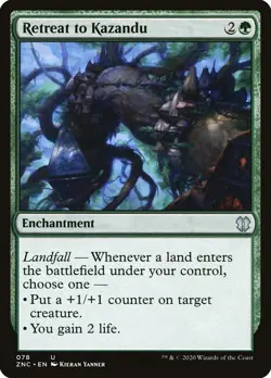 MTG Retreat to Kazandu (78/162) Zendikar Rising Commander LP - Image 1