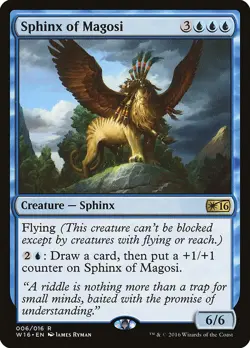 MTG Magic the Gathering Sphinx of Magosi (6/16) Welcome Deck 2016 HP - Image 1