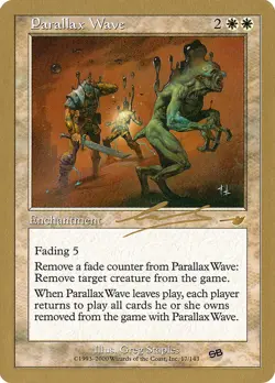 MTG Parallax Wave (nl17sb/117) World Championship Decks 2000 LP - Image 1