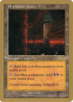 MTG Phyrexian Tower (nl322/117) World Championship Decks 2000 MP - Image 1