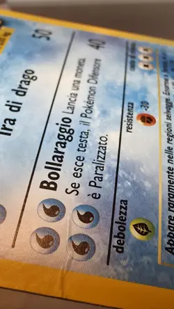 Pokemon *SWIRLED* Gyarados 6/102 Base Set Holo Rare WOTC MP/HP - Image 4