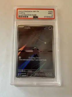 Pokemon TCG Cleffa 202/197 Illustration Rare Obsidian Flames Graded PSA 9 - Image 1