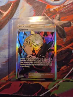 Pokemon TCG, Gladion, NM, Crimson Invasion, 109/111, Full Art, Holo, ENG WOW !! - Image 1