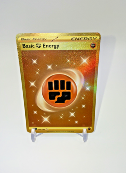 Pokemon TCG Pokemon SV1 Basic Fighting Energy Holo Gold 258/198 - Image 3